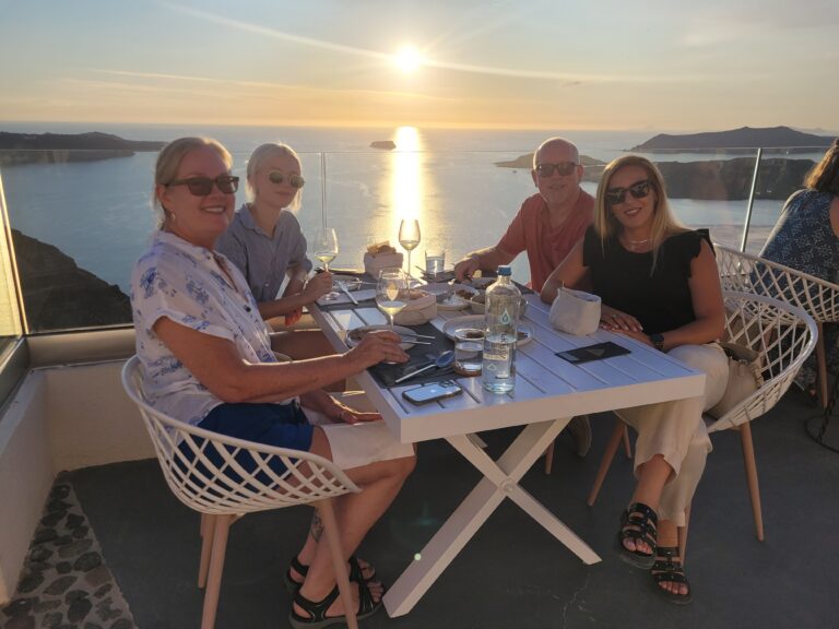 santorini sunset wine tour